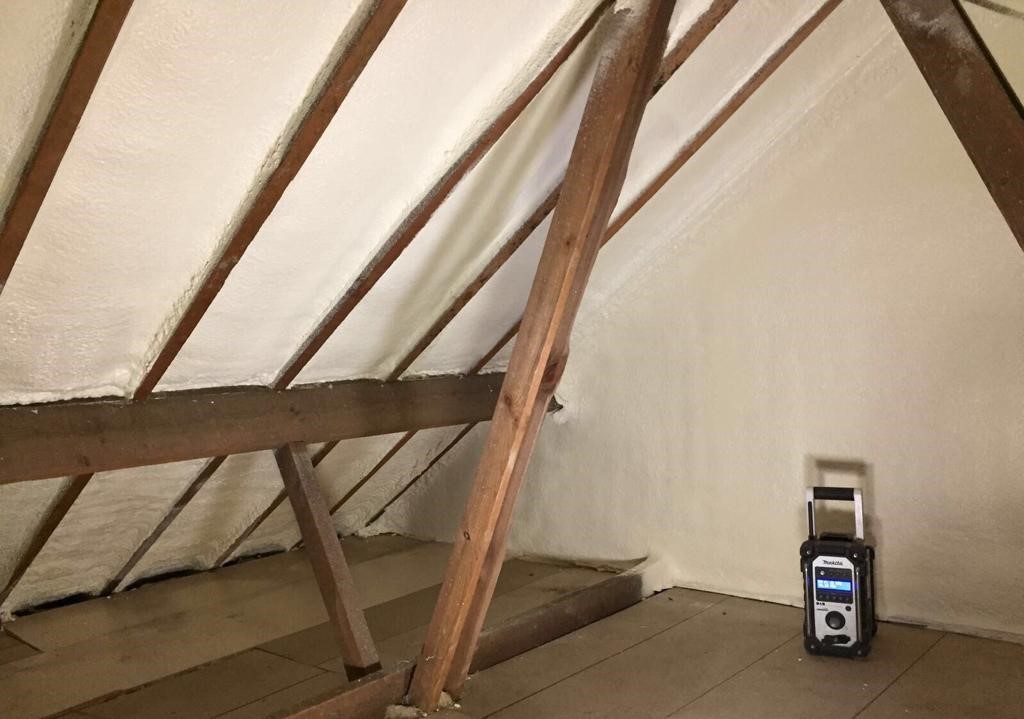 Spray Applied Insulation Domestic roofs IMA